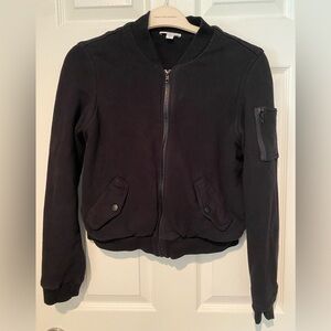 James Perse Black Bomber, Women’s size 4